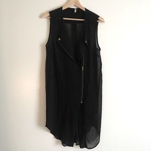 Long Sheer Vest